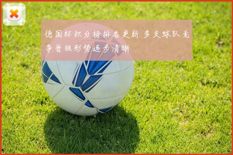 德国杯积分榜排名更新 多支球队竞争晋级形势逐步清晰